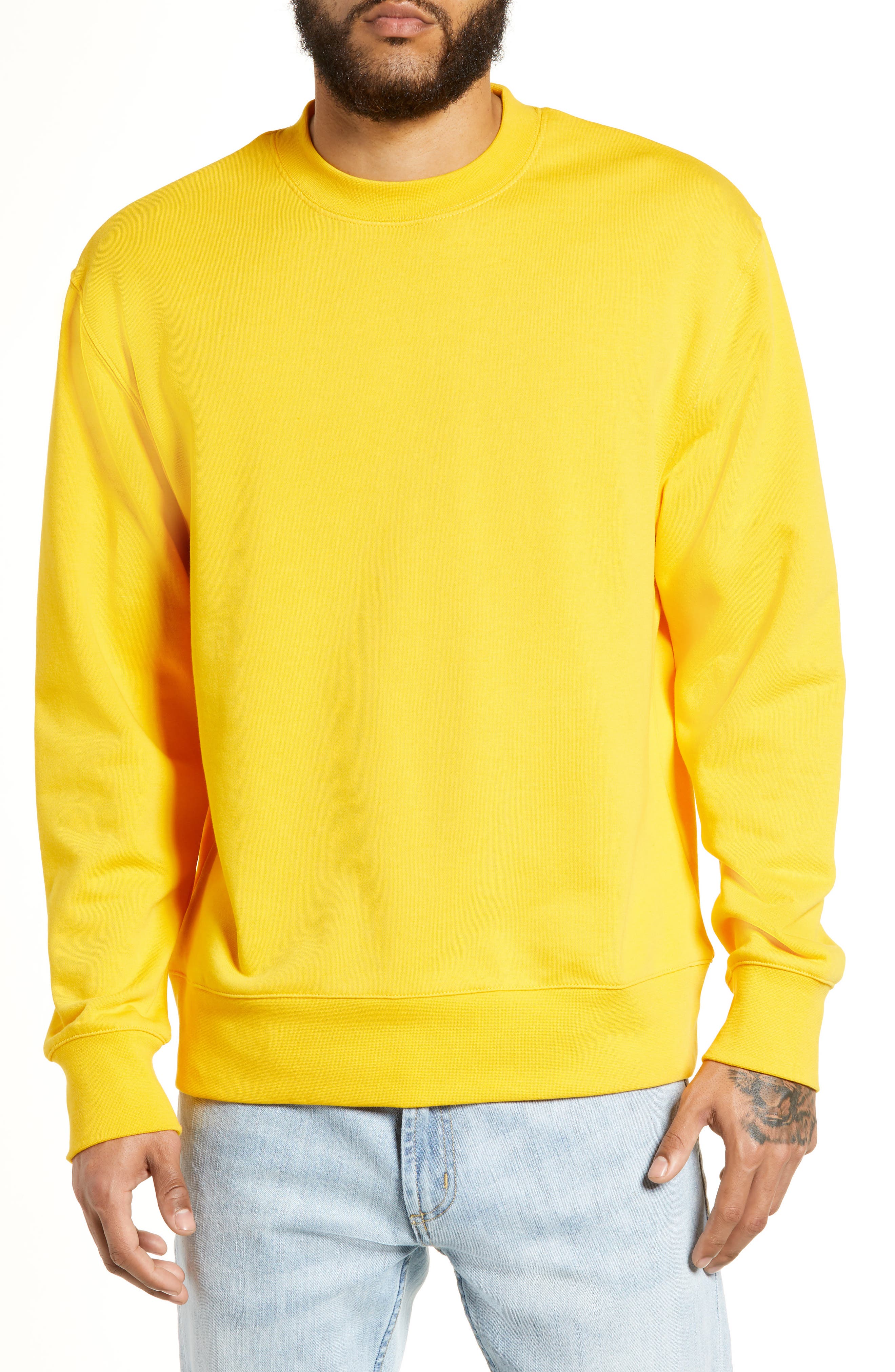 topman yellow sweatshirt