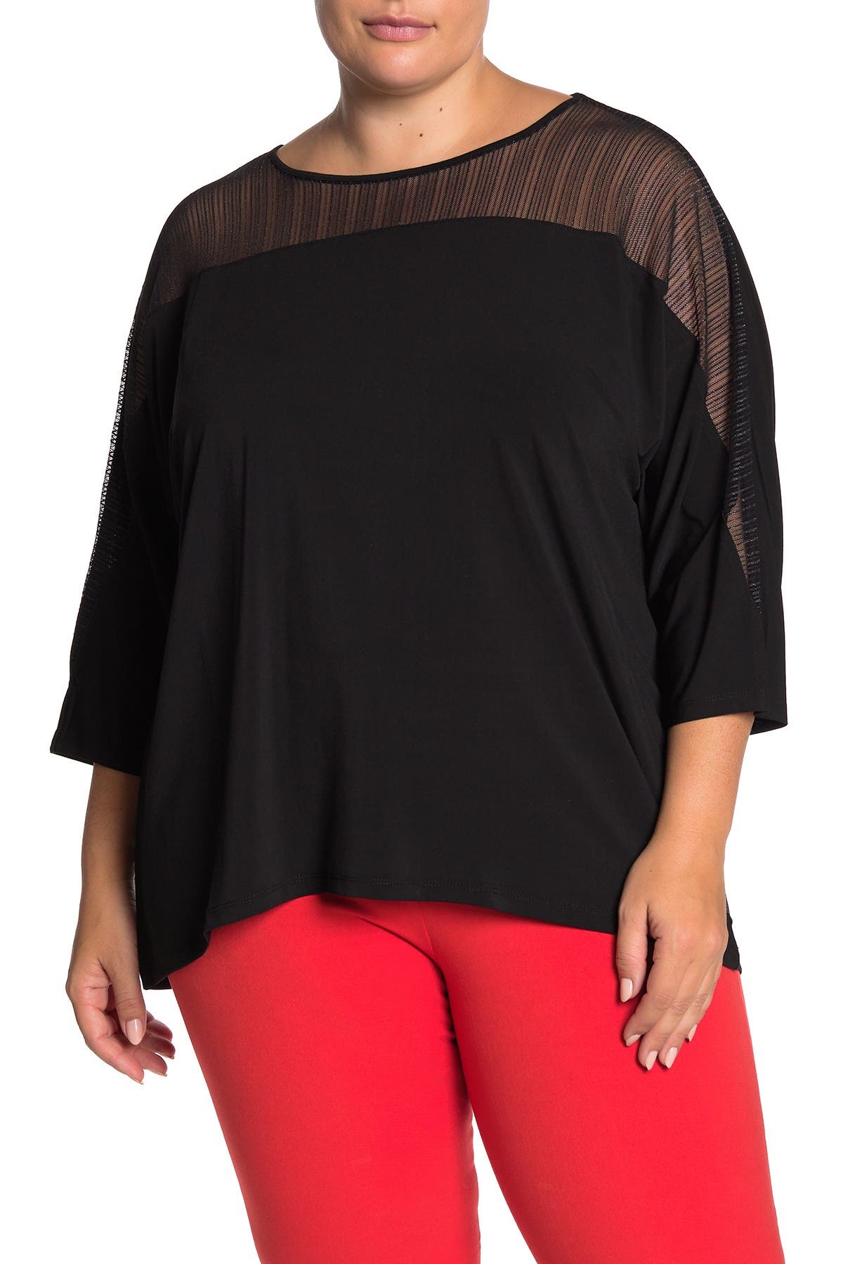 tahari plus size tops