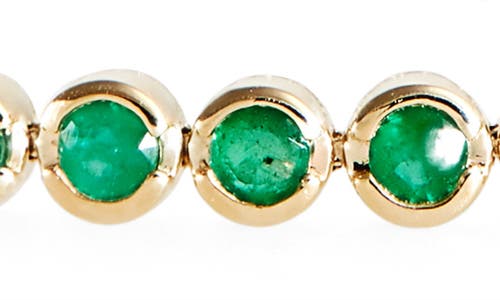 Valani Atelier Emerald Tennis Bracelet In Yellow Gold/emerald