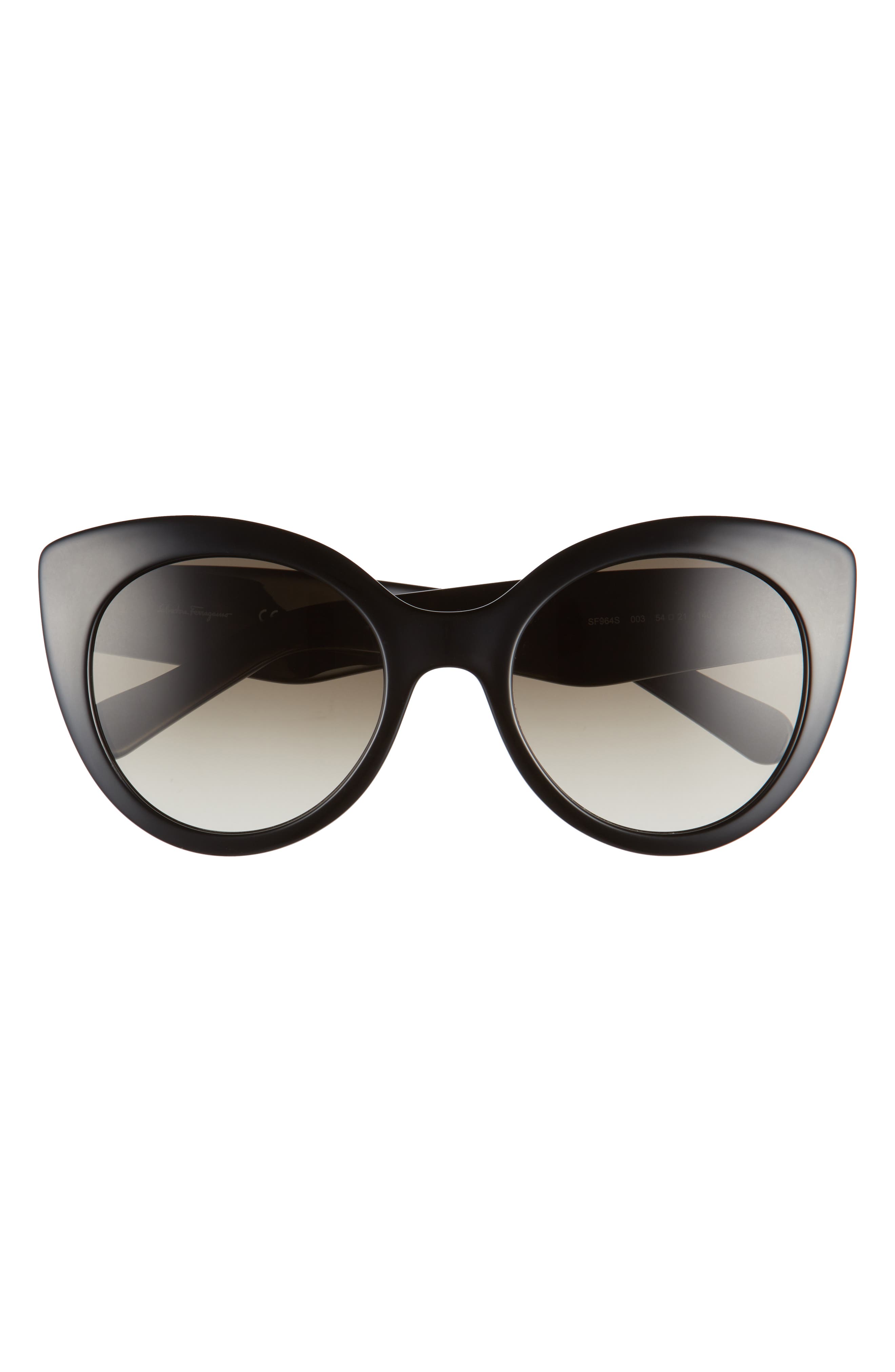 salvatore ferragamo modified cat eye 54mm sunglasses