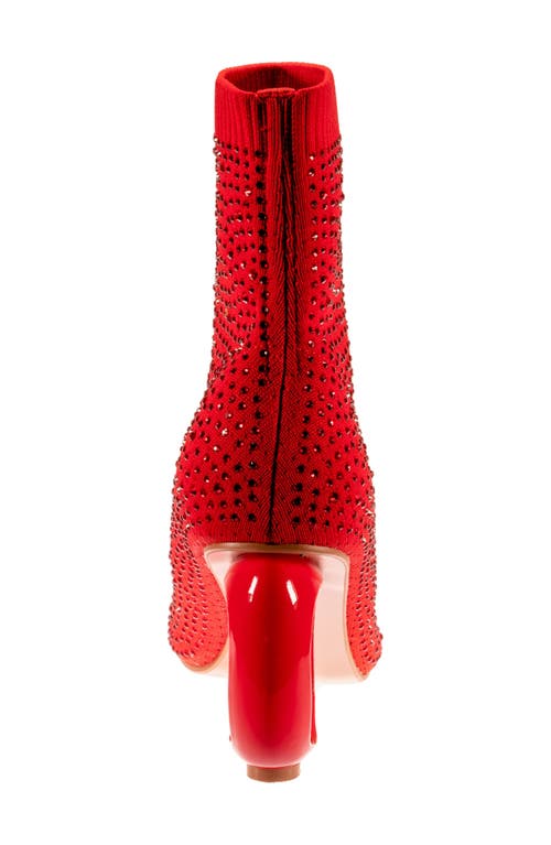 Ninety Union Barb Round Heel Bootie In Red