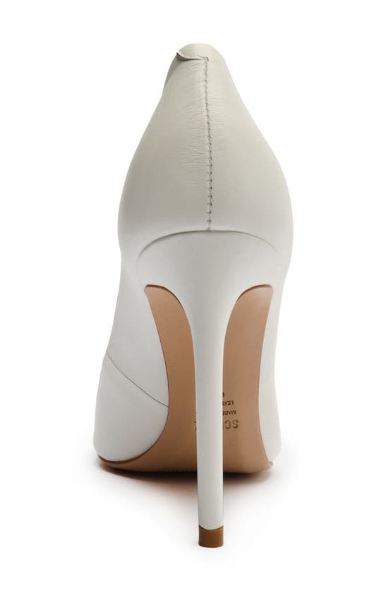 Shop Schutz Lou Pointed Toe Pump In White