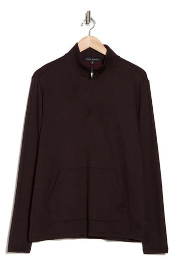 Robert Barakett Hobart Half Zip Pullover In Port