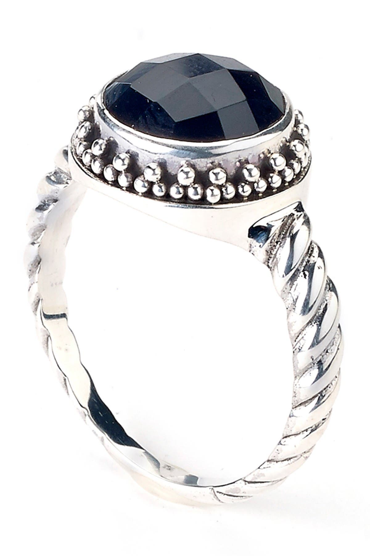 round onyx ring
