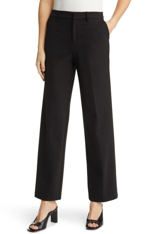 The Hector Straight Leg Pants in Black