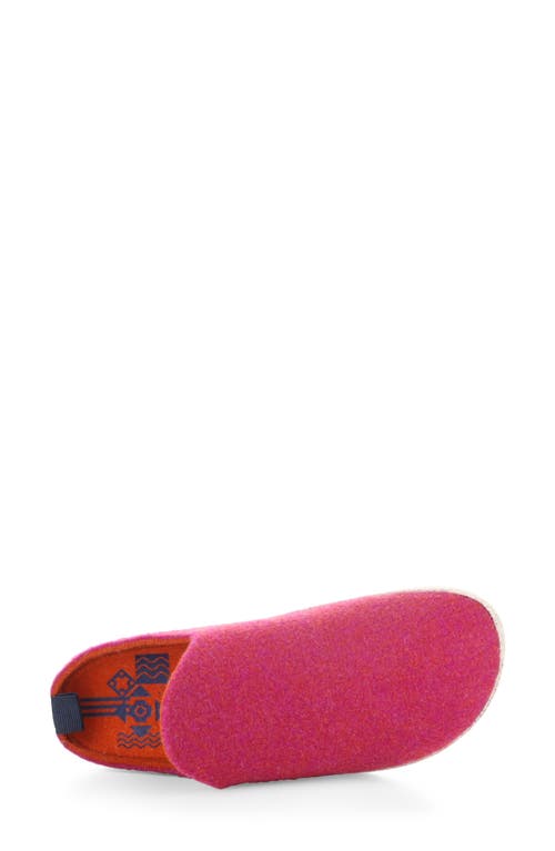 Asportuguesas By Fly London Fly London Come Sneaker Mule In 057 Fuchsia Tweed/felt