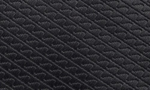 Tom Baine Wavy Texture Tie In Black