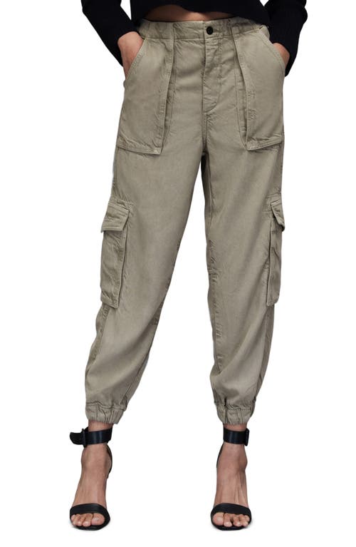 AllSaints Frieda Cargo Joggers Washed Olive Green at Nordstrom,