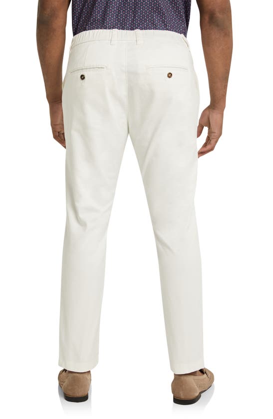 Shop Johnny Bigg Ledger Slim Fit Stretch Cotton & Modal Chinos In White