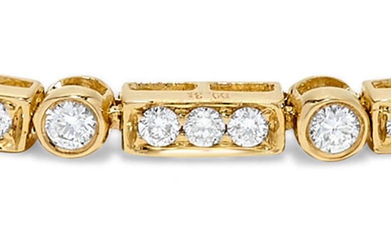 H.j. Namdar Diamond Channel Slide Bracelet In 14k Yellow Gold