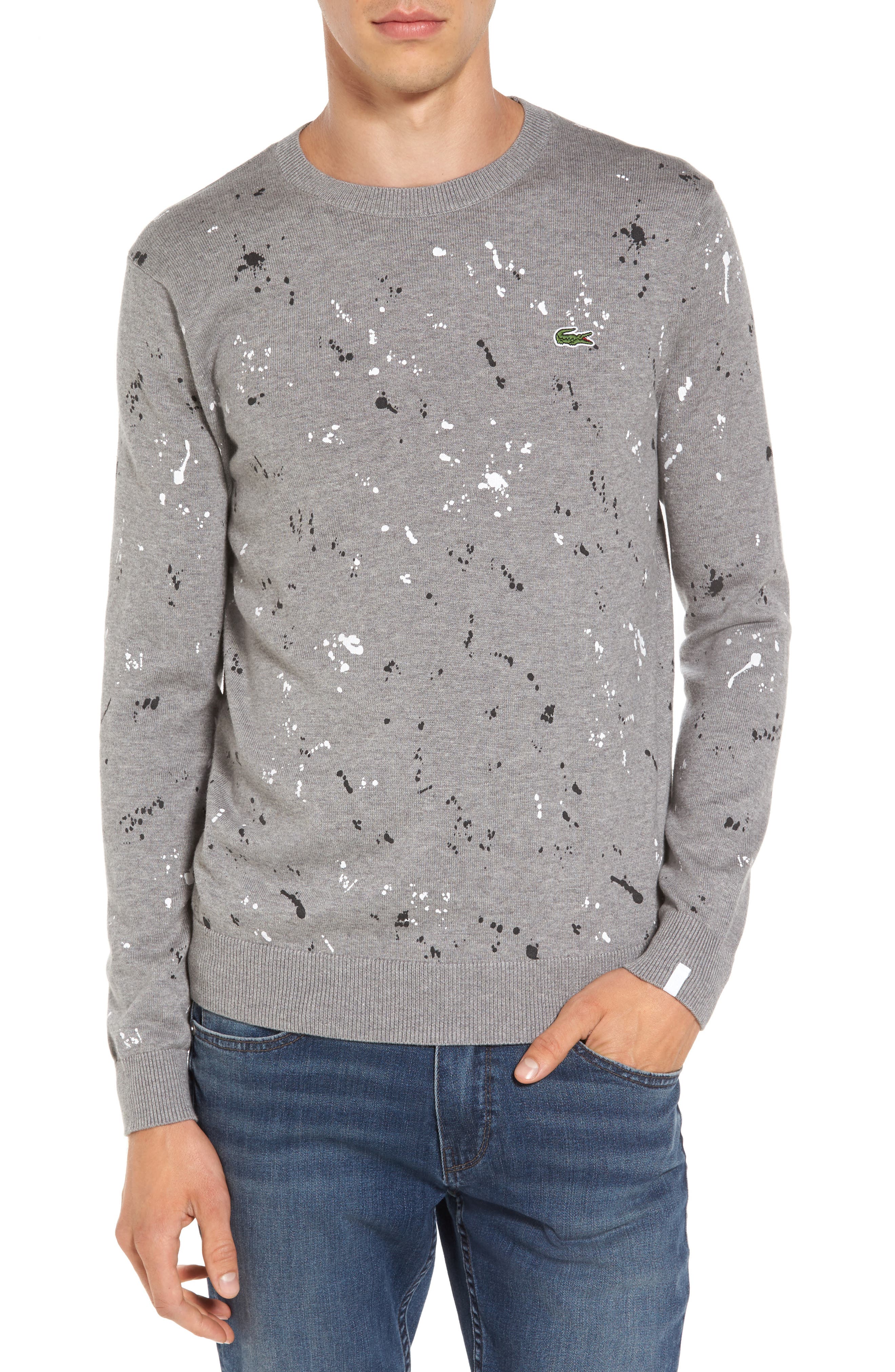 paint splatter sweater