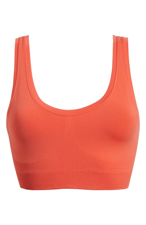 Shop Hanro Touch Feeling Padded Sports Bra In Juicy Melon