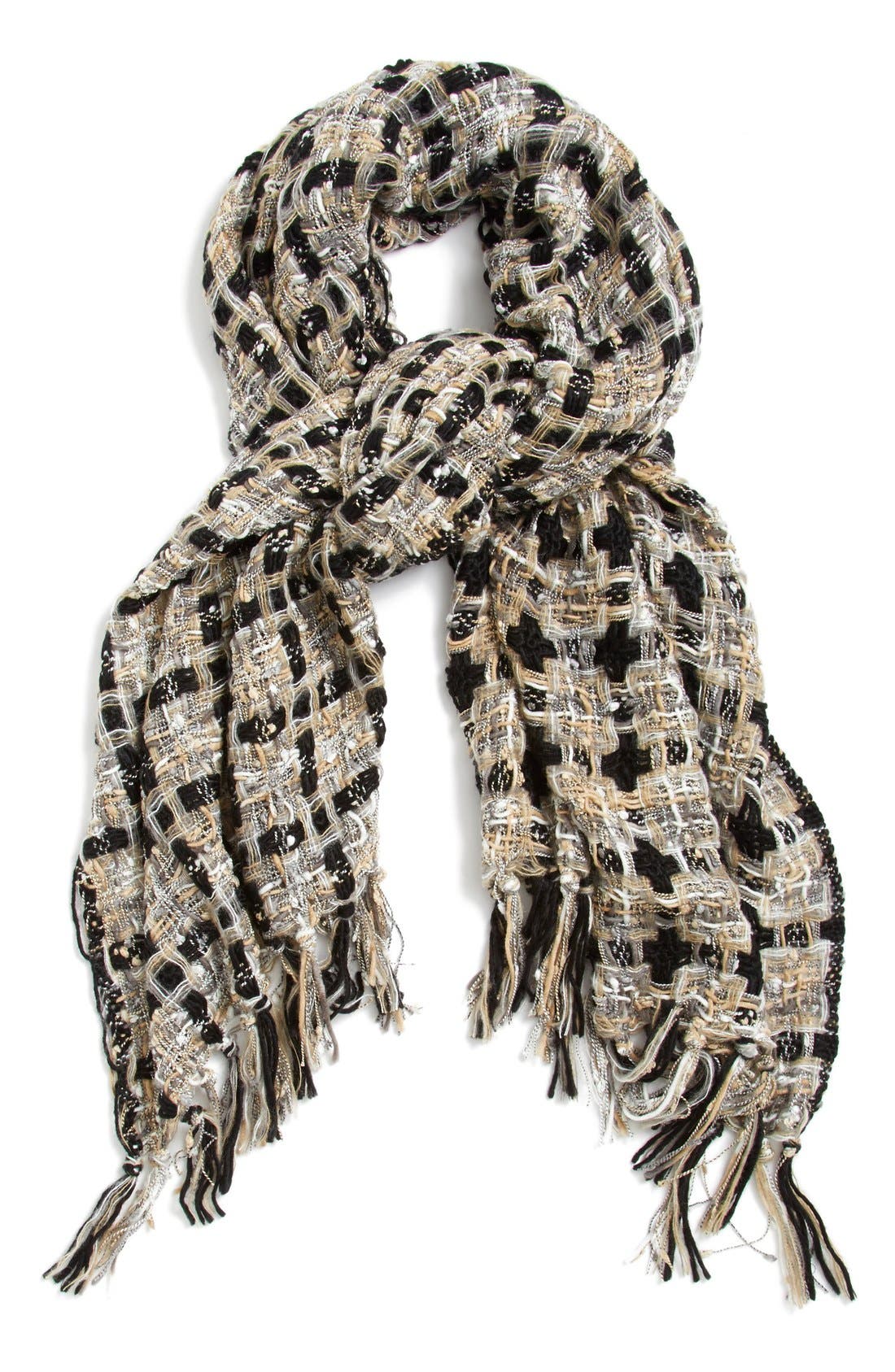 Renee's Accessories Woven Plaid Wrap Nordstrom