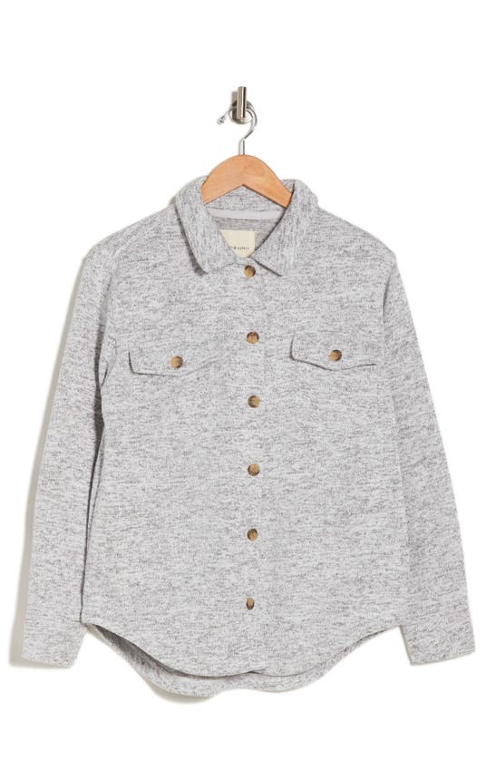 THREAD & SUPPLY KNIT FLEECE SHACKET