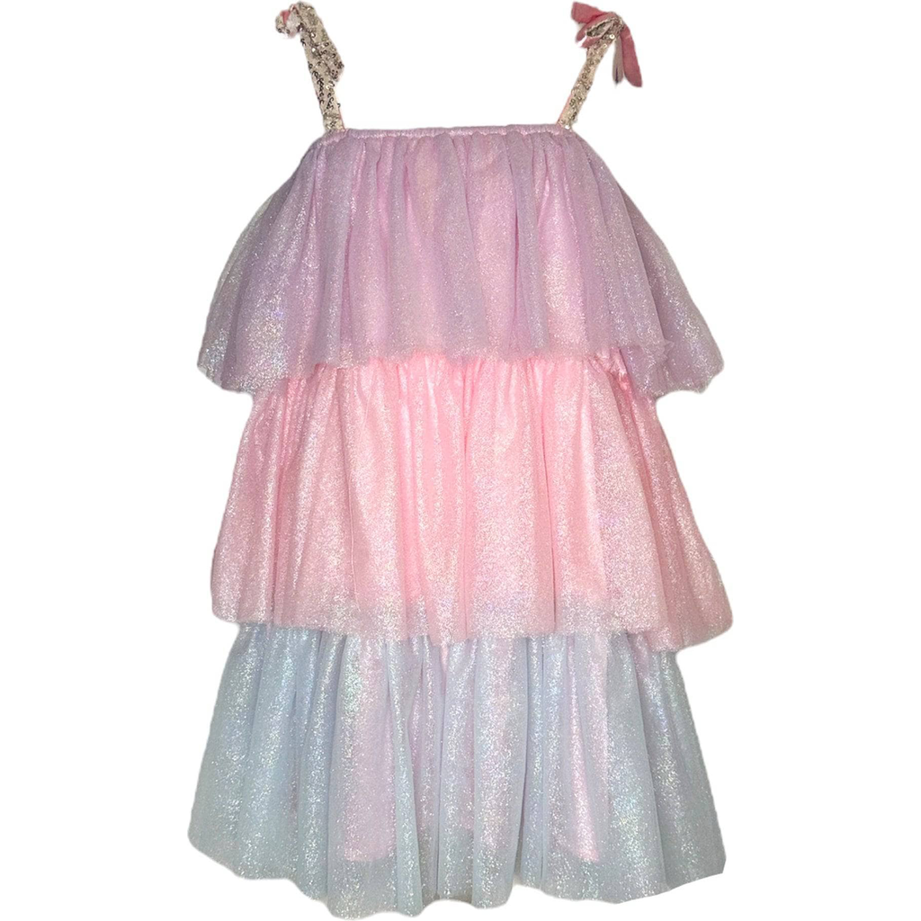 Lola + The Boys Sparkle Ombre Dress In Multicolor
