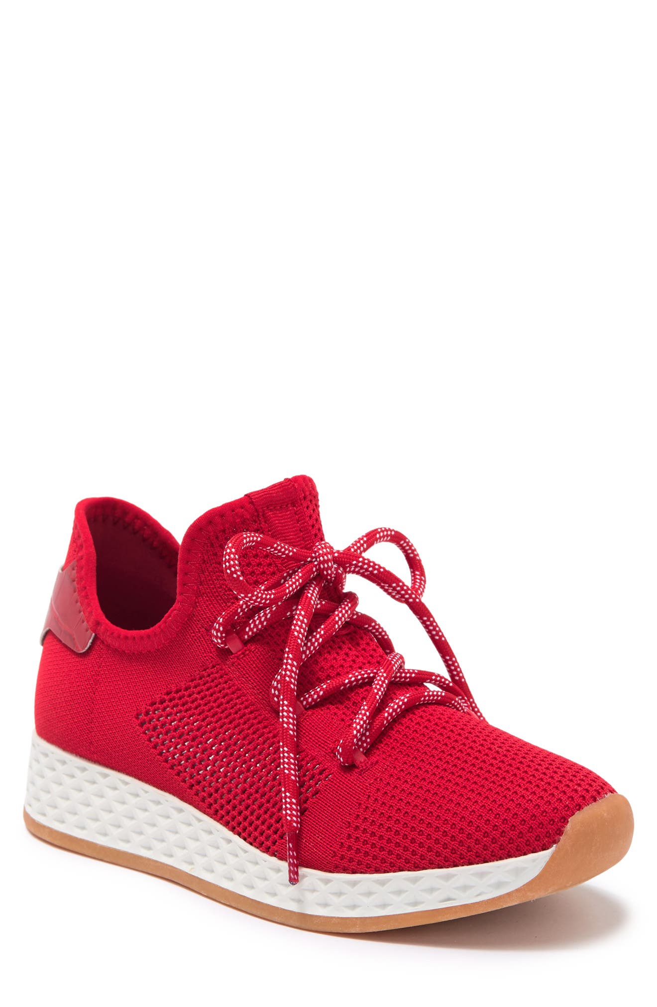 red gym shoes womens