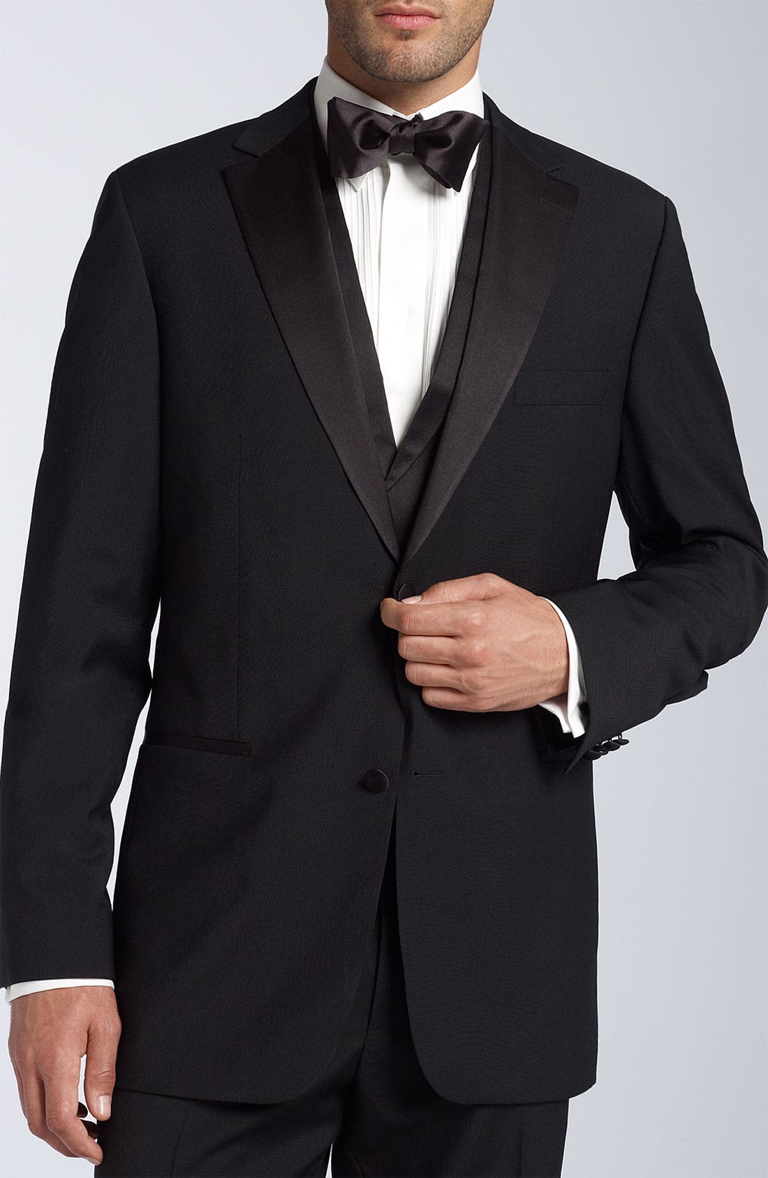 BOSS Black Three Piece Tuxedo (Free Next Day Shipping) Nordstrom