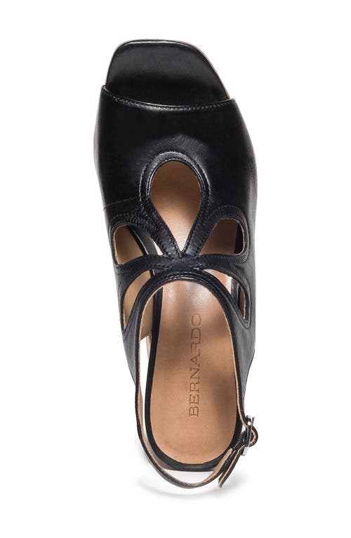 Shop Bernardo Footwear Lainey Slingback Sandal In Black