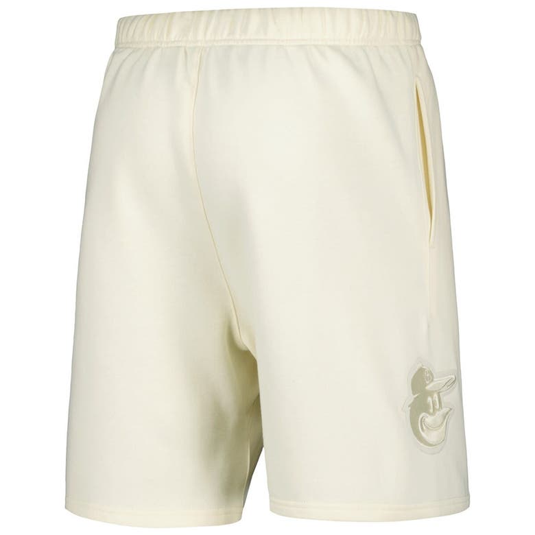 Pro Standard Cream Baltimore Orioles Neutral Fleece Shorts In Cream