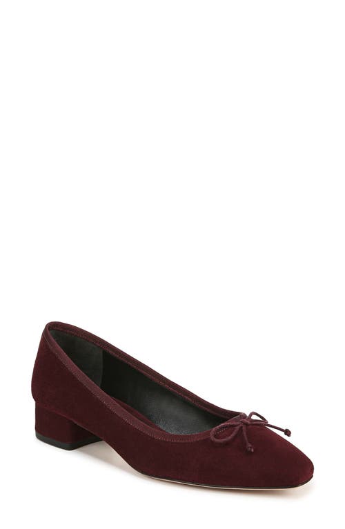 Shop Veronica Beard Cecile Square Toe Pump In Acai