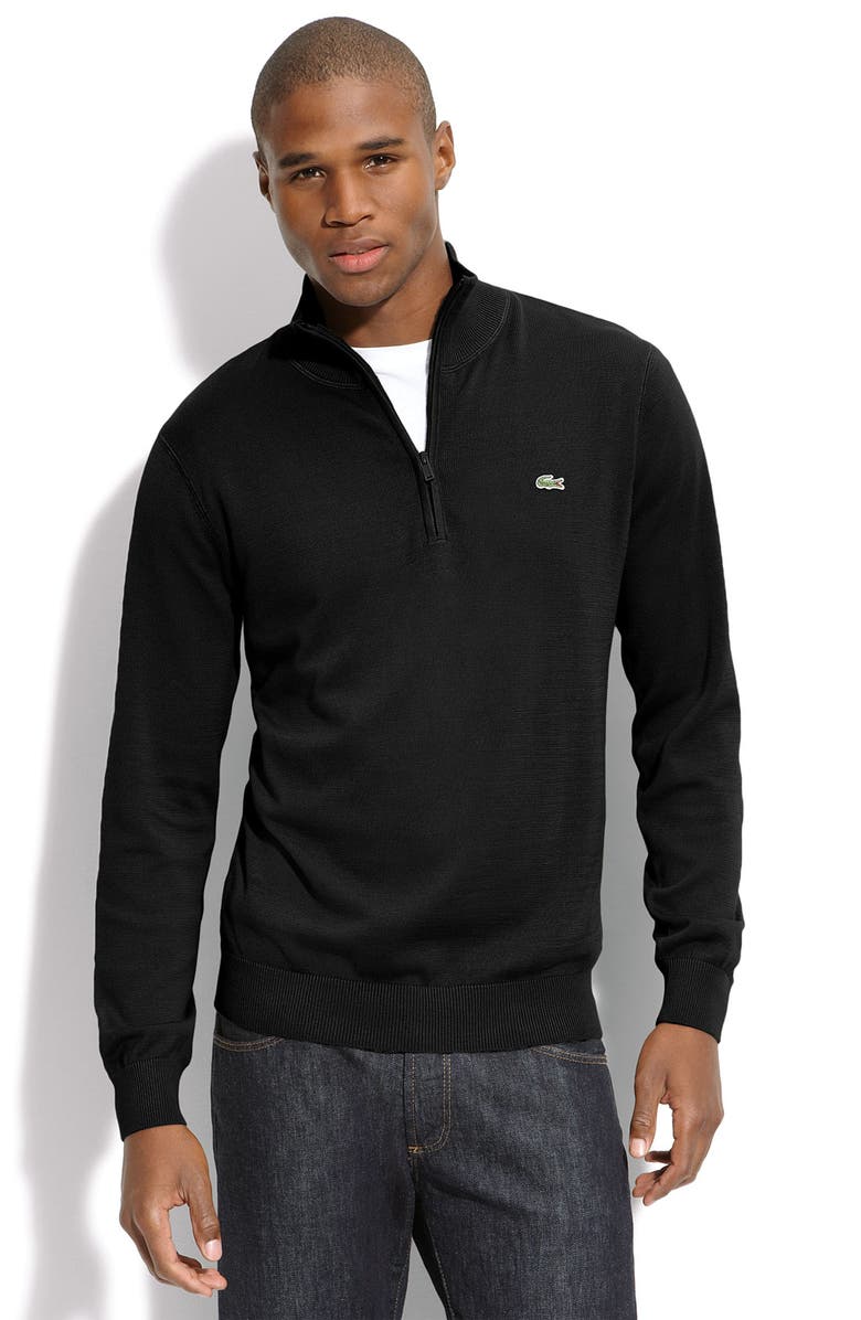 Lacoste Interlock Half Zip Sweatshirt | Nordstrom