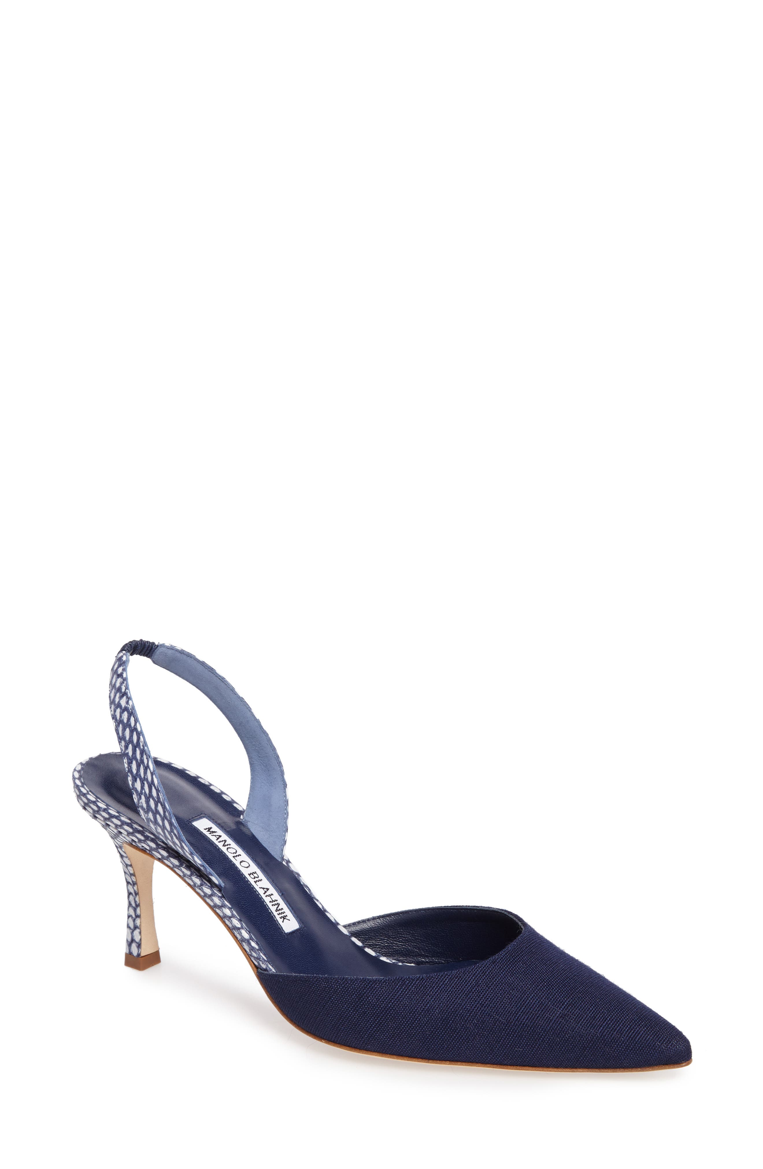 manolo blahnik carolyne slingback pumps