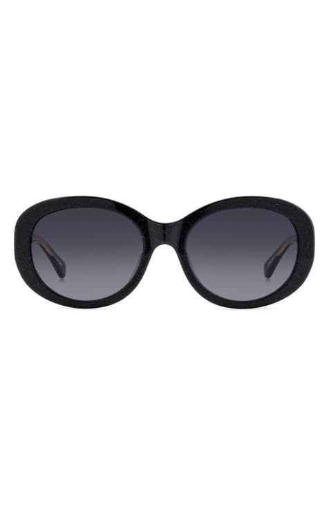 Black round designer sunglasses hotsell