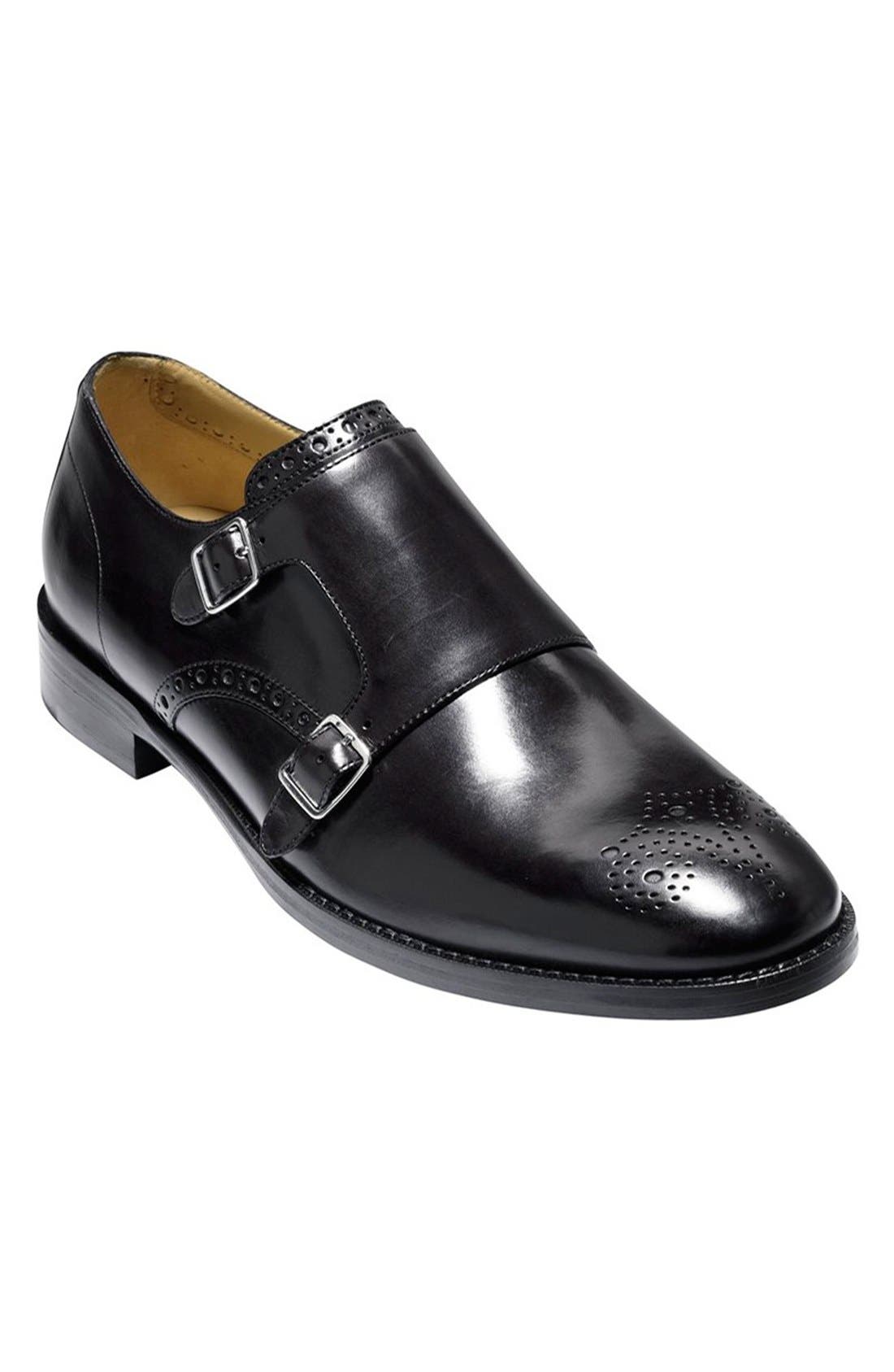 men's cole haan monk strap shoes