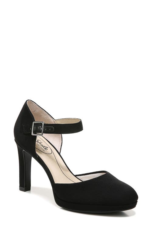 LifeStride Jean Ankle Strap Pump Black at Nordstrom,