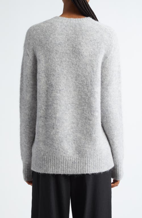 Vince Alpaca Blend Tunic Sweater In Silverstone