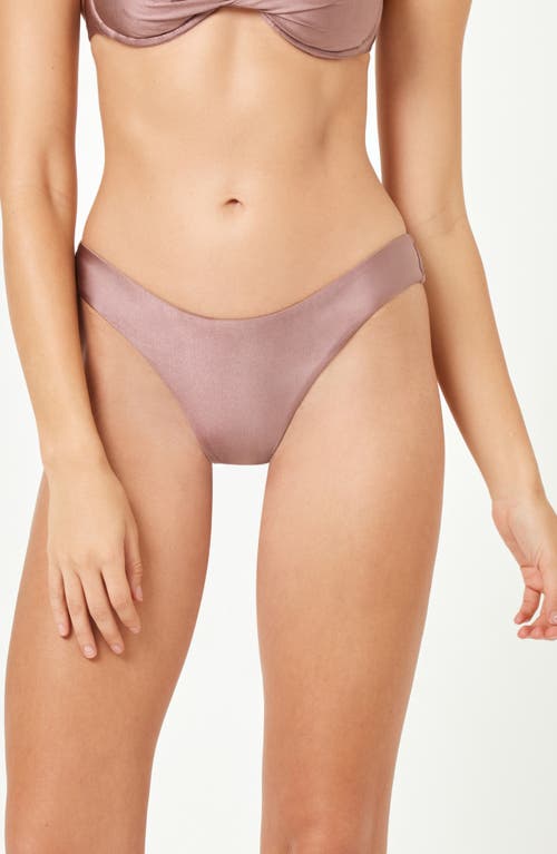 Shop L*space Lspace Rocky Classic Bikini Bottoms In Smoky Quartz