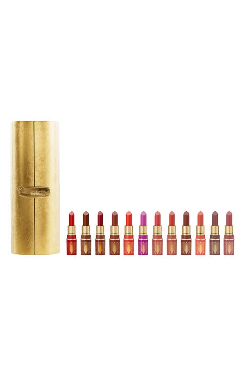 Shop Mac Cosmetics Golden Girls Mini Lustreglass Lipstick Set $180 Value In No Color