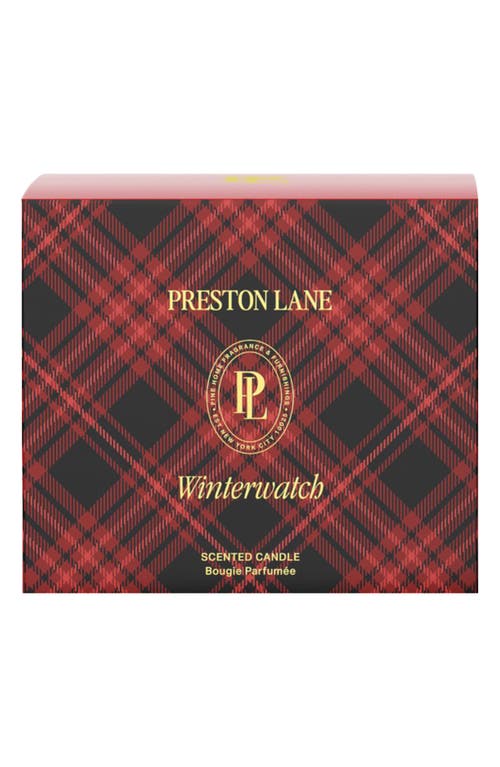 Preston Lane Winterwatch Holiday Scented Candle In Red