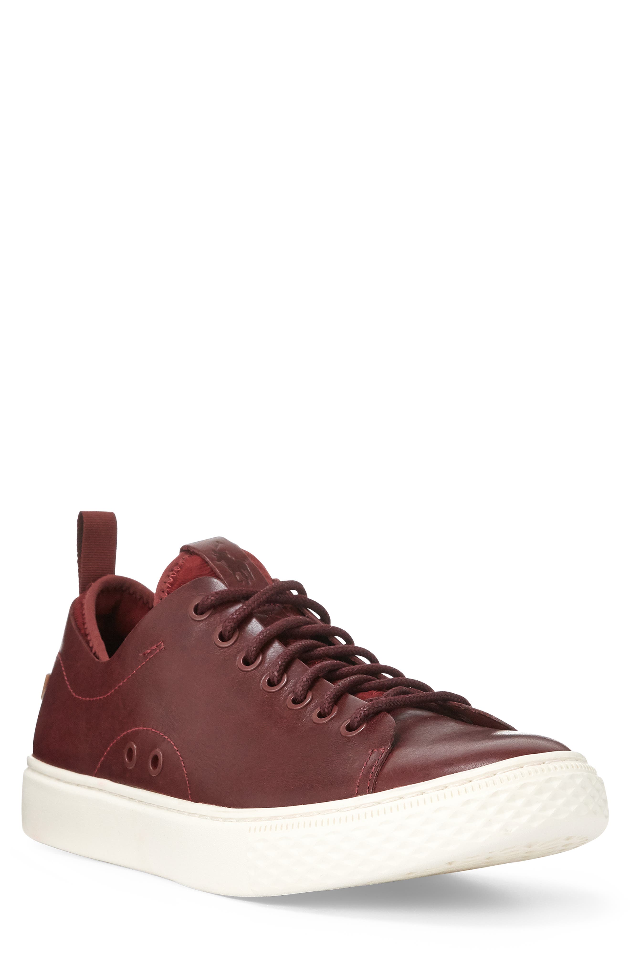 polo ralph lauren leather sneakers