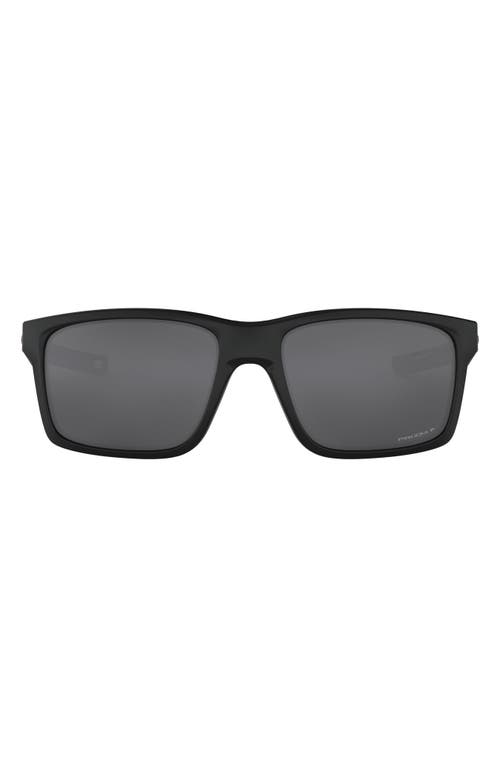 Oakley Mainlink 61mm Rectangular Sunglasses in Matte Black at Nordstrom