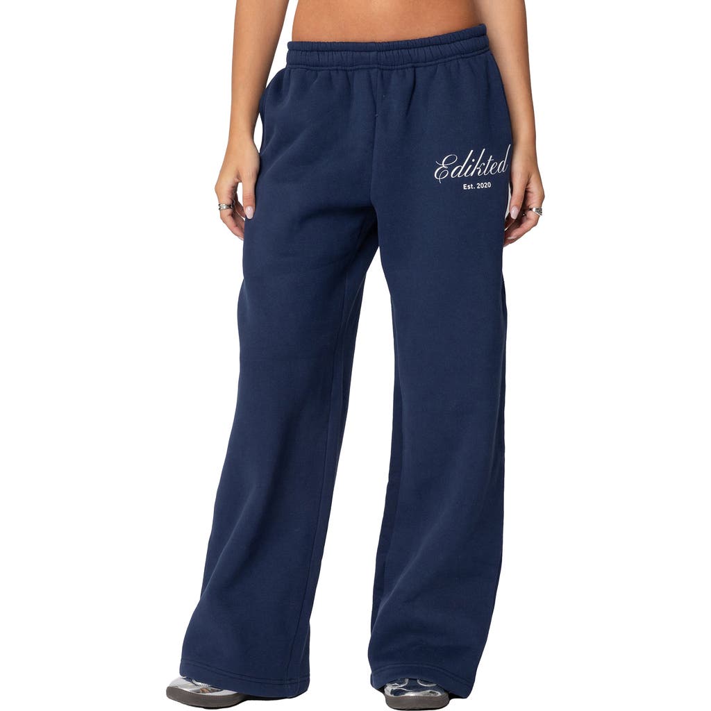 EDIKTED GET EDIKTED RELAXED FIT COTTON BLEND SWEATPANTS