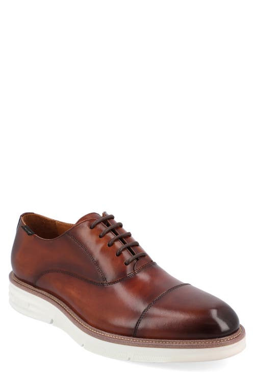 Leather Oxford in Honey