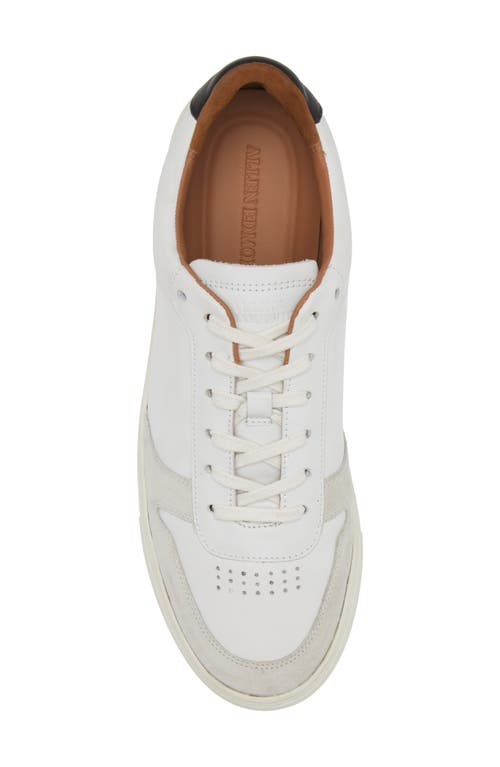Shop Allen Edmonds Floyd Leather Sneaker In White