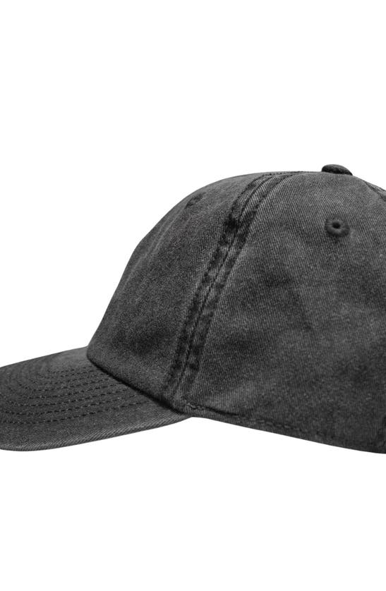 & Other Stories Cotton Twill Baseball Cap In Grey Dark