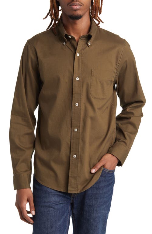 Perfect Oxford Button-Down Shirt in Field Olive