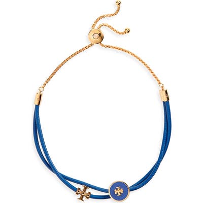 Tory Burch Enamel Logo Slider Bracelet