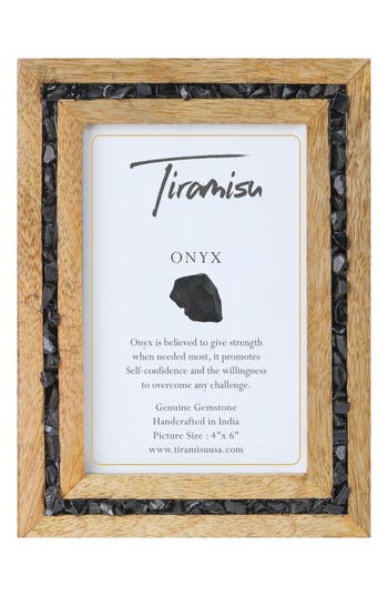 Tiramisu Gemstone Picture Frame In Black