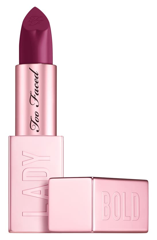 Shop Too Faced Lady Bold Cream Lipstick In Upgrade