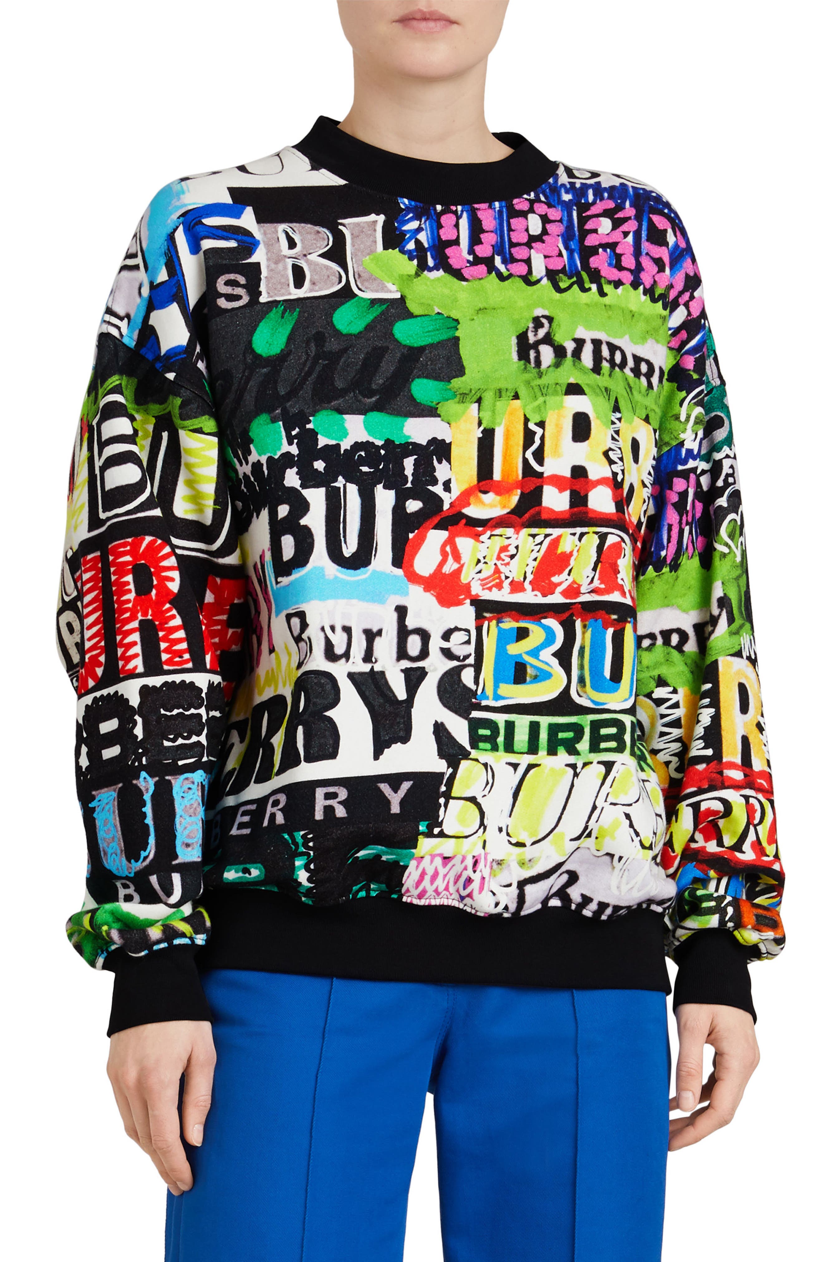 burberry graffiti sweater
