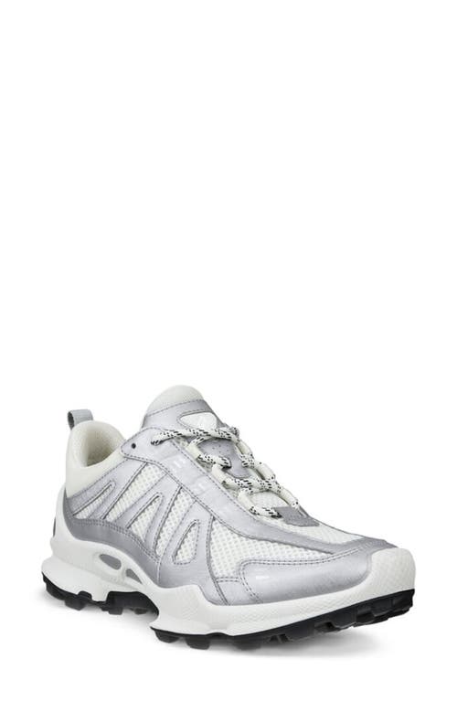 Ecco Biom® C-trail Sneaker In Silver Metallic/white