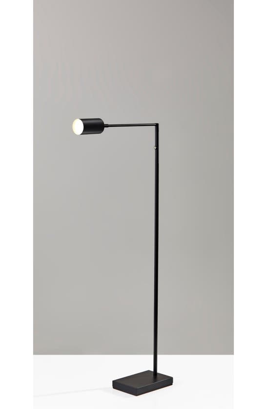 Adesso Lighting Colby Led Floor Lamp In Black Painted Metal