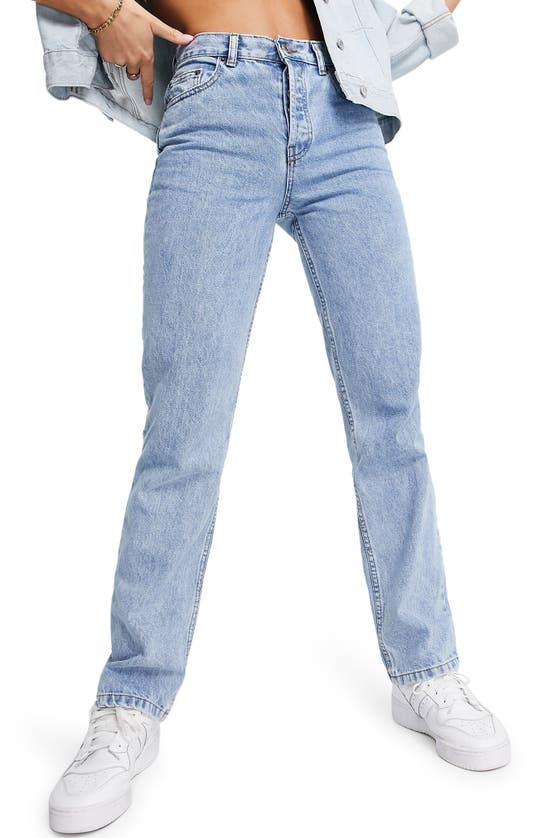 ASOS DESIGN ASOS '90S MID WAIST STRAIGHT LEG JEANS