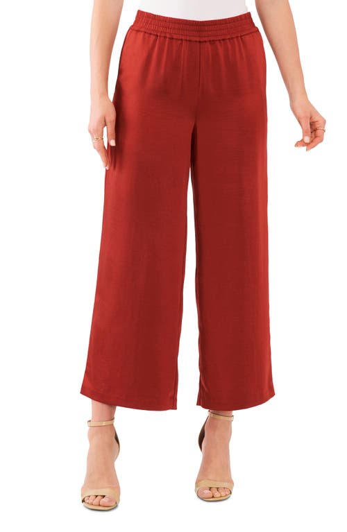 Vince Camuto Wide-Leg Pleated Satin Pants