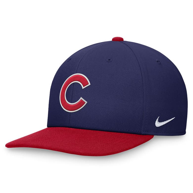 Shop Nike Royal/red Chicago Cubs Evergreen Two-tone Snapback Hat