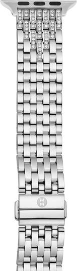 MICHELE br Diamond 20mm Apple Watch Bracelet Watchband